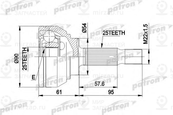 Запчасть PATRON PCV1006