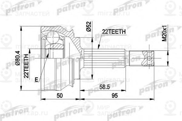 Запчасть PATRON PCV1007