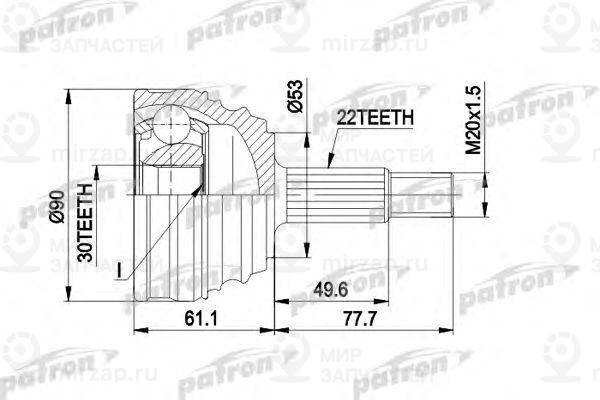 Запчасть PATRON PCV1009