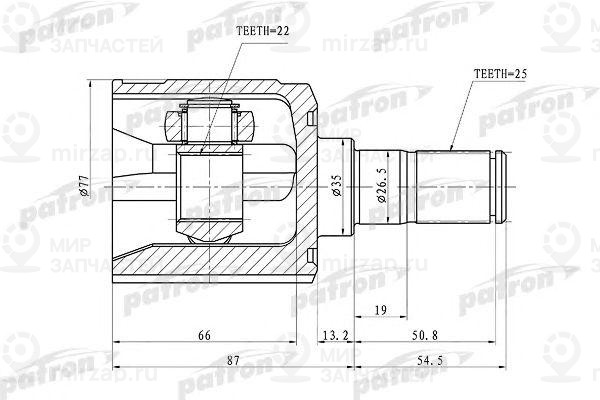 Запчасть PATRON PCV1010