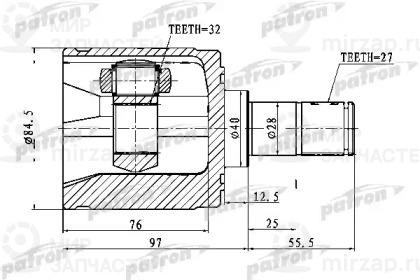 Запчасть PATRON PCV1022