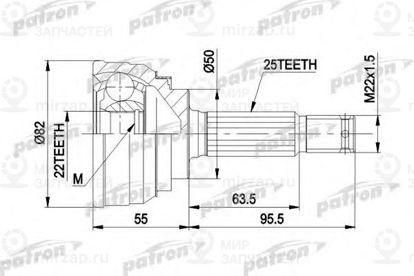 Запчасть PATRON PCV1026