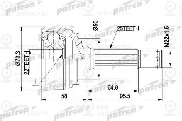 Запчасть PATRON PCV1047