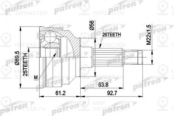 Запчасть PATRON PCV1059