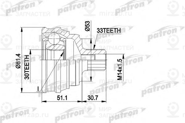 Запчасть PATRON PCV1066