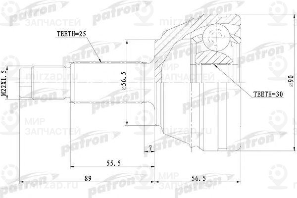 Запчасть PATRON PCV1074