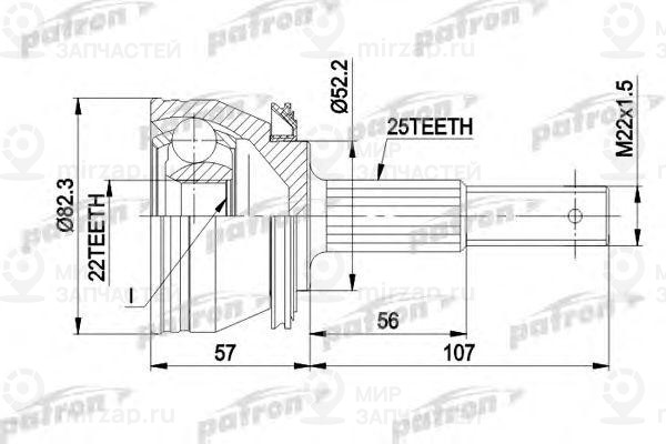 Запчасть PATRON PCV1087