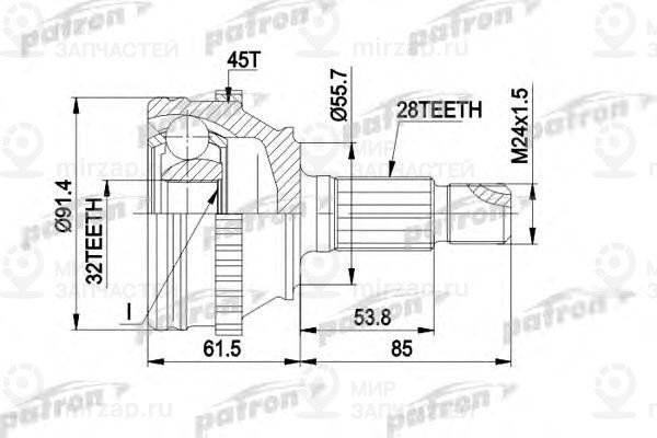 Запчасть PATRON PCV1090