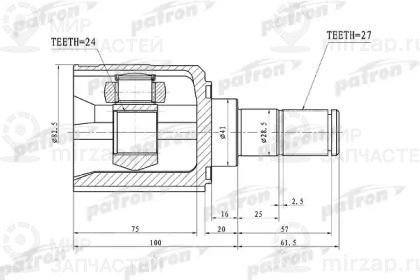 Запчасть PATRON PCV1105