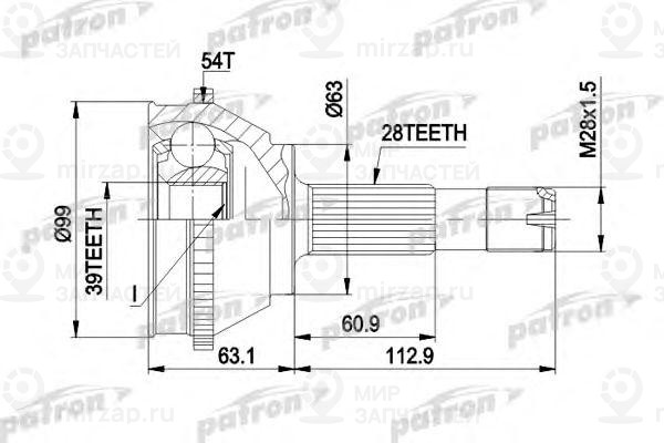 Запчасть PATRON PCV1120
