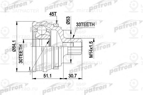 Запчасть PATRON PCV1122