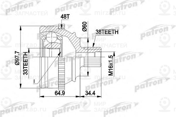 Запчасть PATRON PCV1124