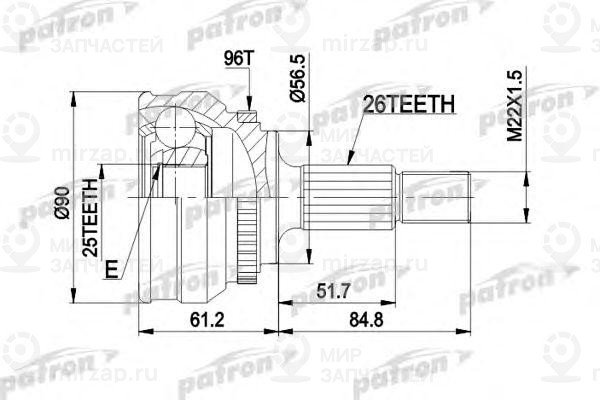 Запчасть PATRON PCV1127