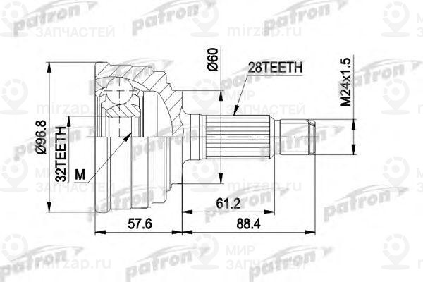 Запчасть PATRON PCV1131