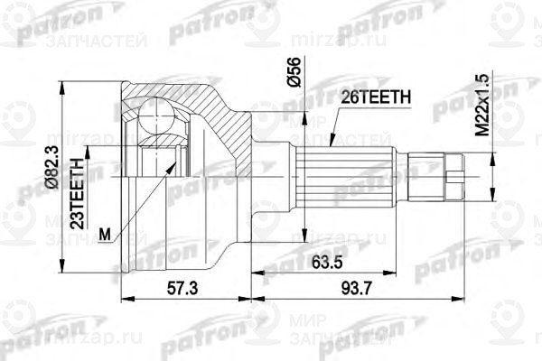 Запчасть PATRON PCV1135