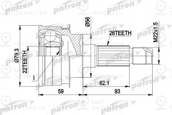 Запчасть PATRON PCV1138