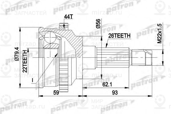 Запчасть PATRON PCV1141