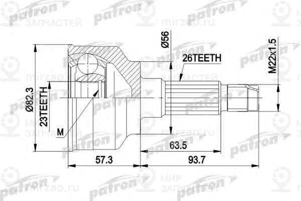 Запчасть PATRON PCV1145