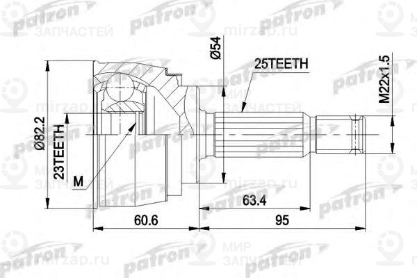 Запчасть PATRON PCV1147
