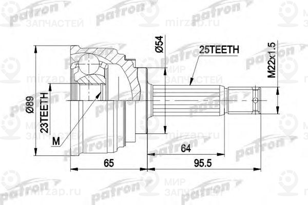 Запчасть PATRON PCV1148