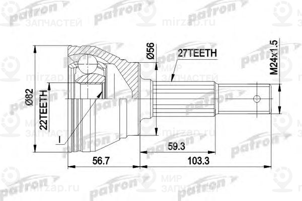 Запчасть PATRON PCV1164