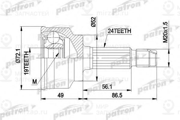 Запчасть PATRON PCV1171