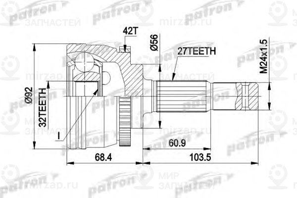 Запчасть PATRON PCV1173