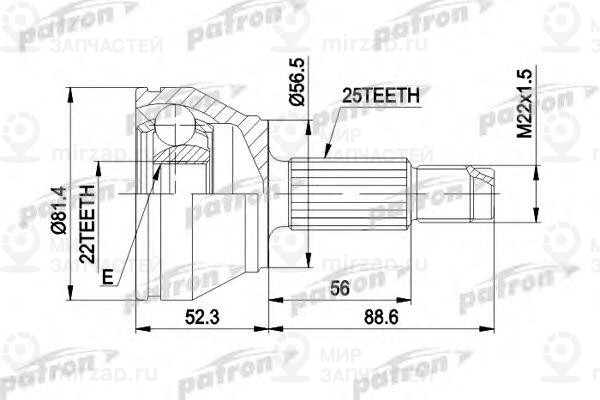 Запчасть PATRON PCV1192