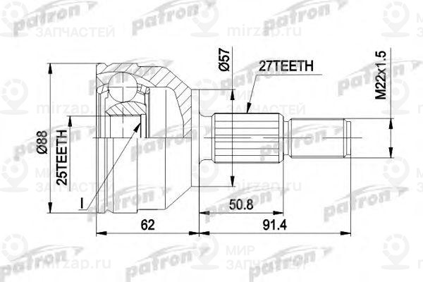 Запчасть PATRON PCV1202