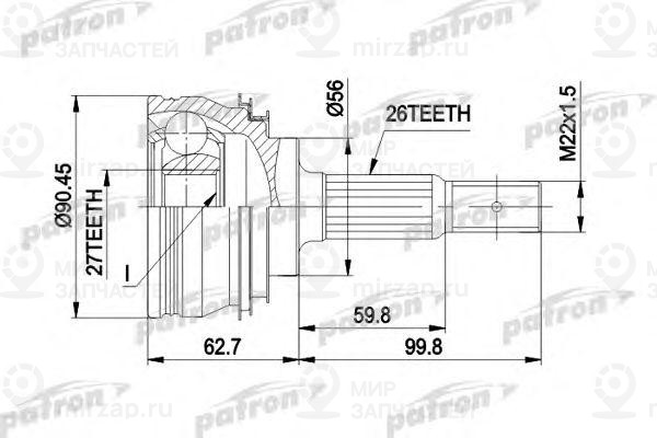 Запчасть PATRON PCV1207