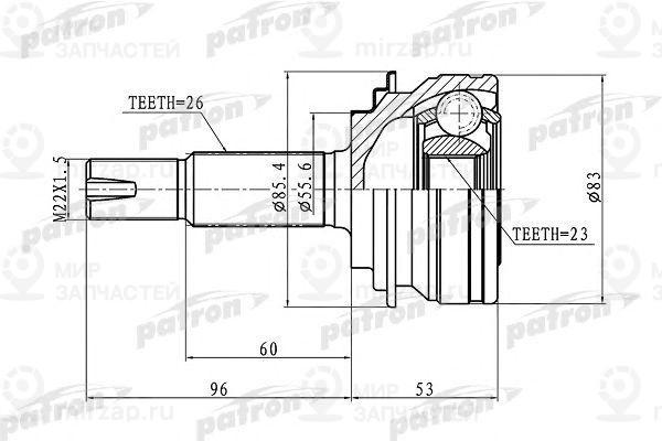 Запчасть PATRON PCV1219