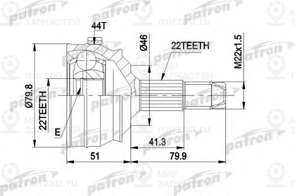 Запчасть PATRON PCV1227