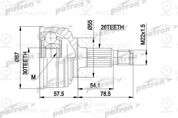 Запчасть PATRON PCV1251