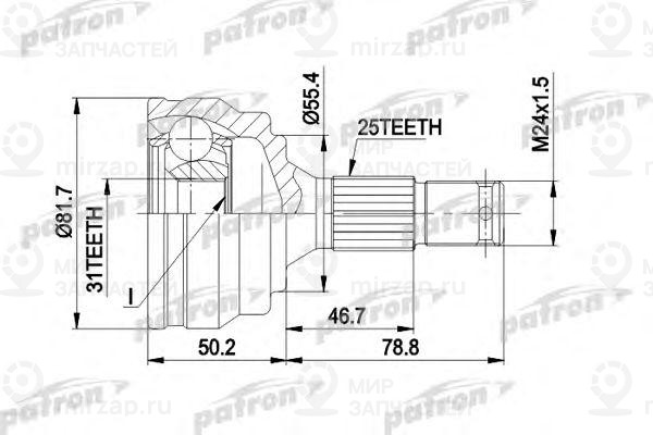 Запчасть PATRON PCV1259
