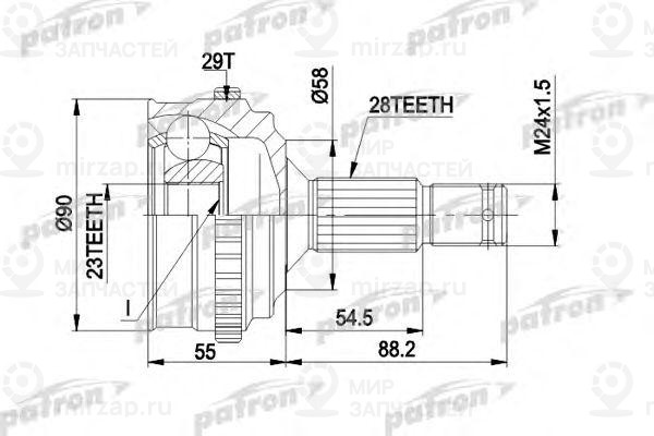 Запчасть PATRON PCV1263