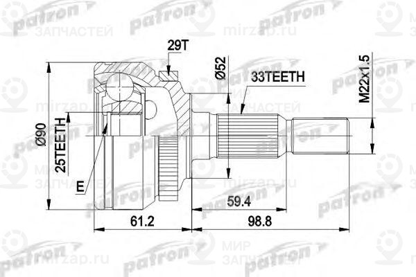 Запчасть PATRON PCV1269