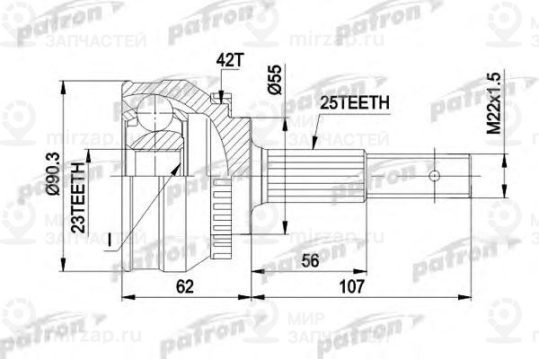 Запчасть PATRON PCV1275