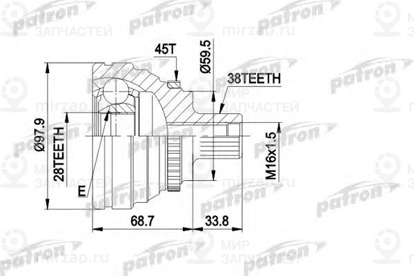 Запчасть PATRON PCV1277