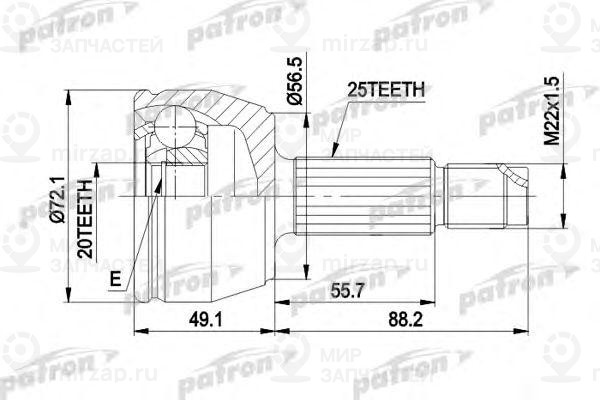 Запчасть PATRON PCV1283