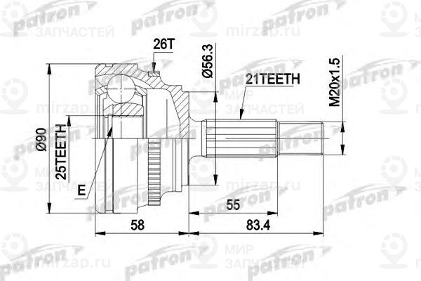 Запчасть PATRON PCV1285