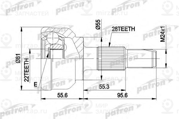 Запчасть PATRON PCV1300