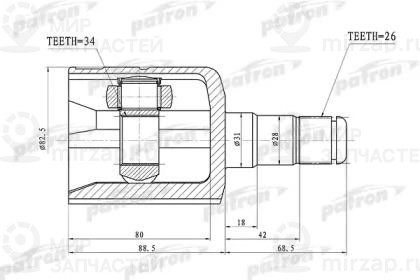 Запчасть PATRON PCV1305