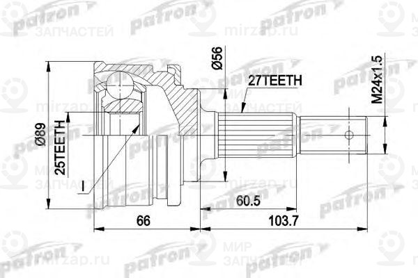 Запчасть PATRON PCV1323