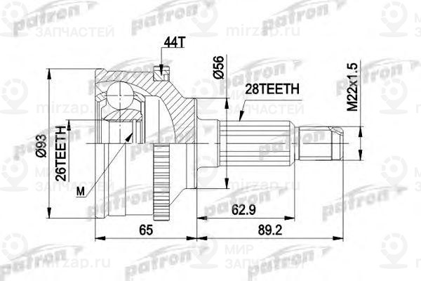 Запчасть PATRON PCV1328