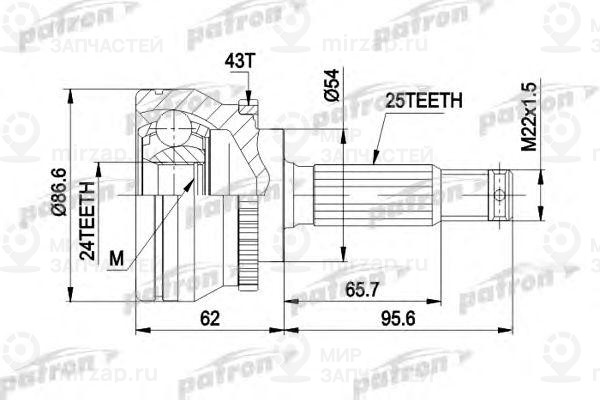 Запчасть PATRON PCV1331