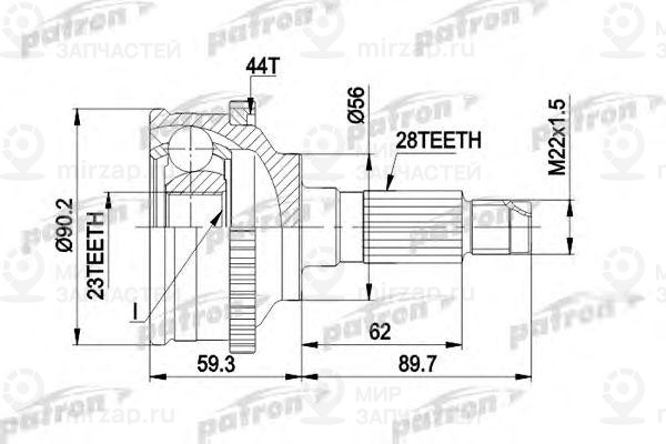 Запчасть PATRON PCV1335