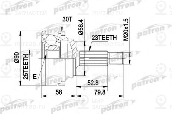 Запчасть PATRON PCV1336