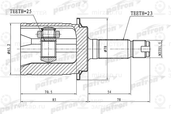 Запчасть PATRON PCV1339