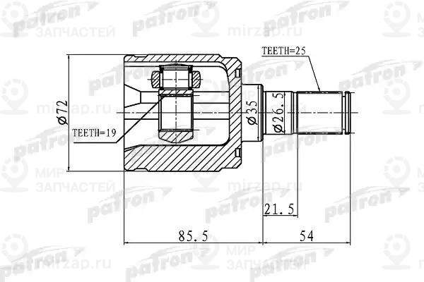 Запчасть PATRON PCV1344