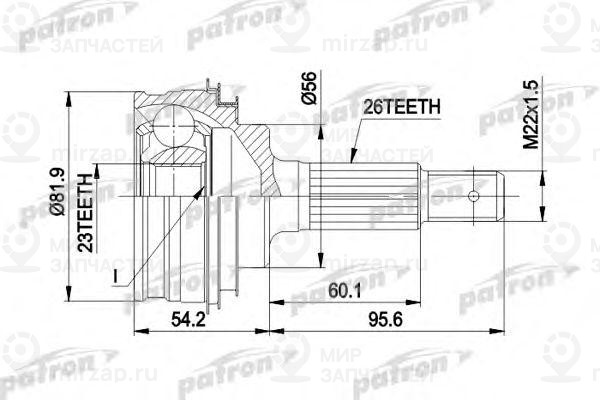 Запчасть PATRON PCV1346